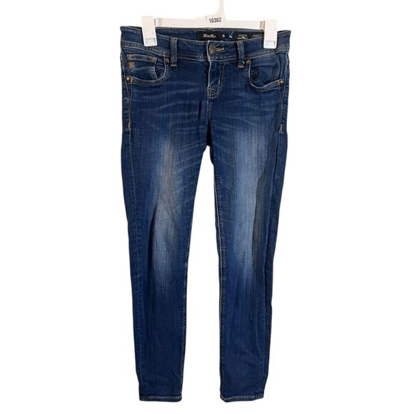 Miss Me Signature Ankle Skinny Leg Denim Jeans Women's Size 26 Medium Wash - Picture 1 of 9
